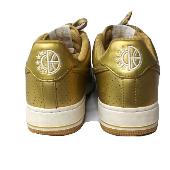 Nike Air Force 1 Low '07 LV8 Men's Size 8 GOLD - Picture 4 of 14
